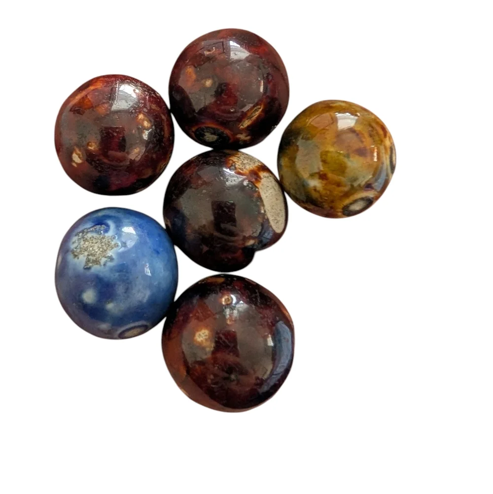 Vintage 1890 Bennington Marbles Lot Of 6 - Picture 2 of 3